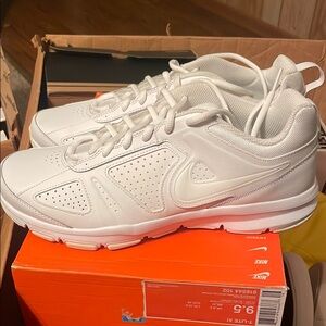Nike White Athletic Shoes with Breathable Design
